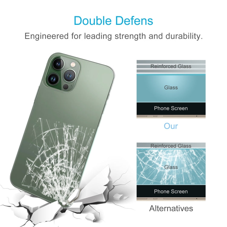 For iPhone 13 9H 2.5D Half-screen Transparent Back Tempered Glass Film, For iPhone 13 Pro Max(1 PC), For iPhone 13(1 PC), For iPhone 12 Pro Max(1 PC), For iPhone 12 / 12 Pro(1 PC), For iPhone 12 mini(1 PC)