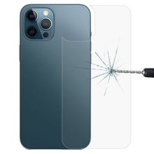 Load image into Gallery viewer, For iPhone 13 9H 2.5D Half-screen Transparent Back Tempered Glass Film, For iPhone 13 Pro Max(1 PC), For iPhone 13(1 PC), For iPhone 12 Pro Max(1 PC), For iPhone 12 / 12 Pro(1 PC), For iPhone 12 mini(1 PC)