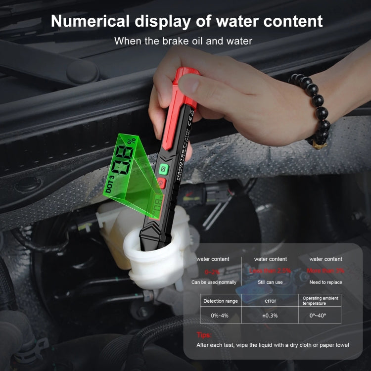 HABOTEST HT662 Car Motorcycle Brake Fluid Test Pen, HT662