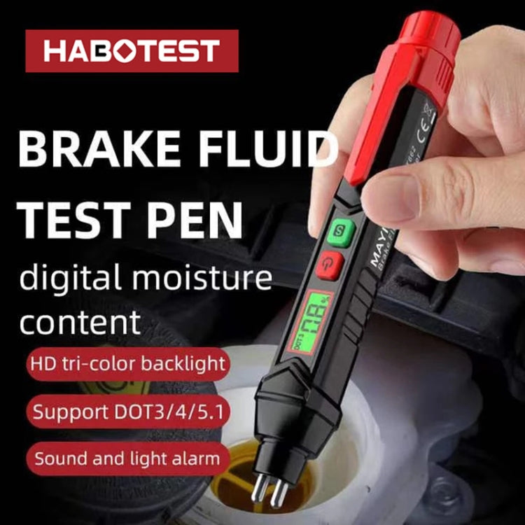 HABOTEST HT662 Car Motorcycle Brake Fluid Test Pen, HT662