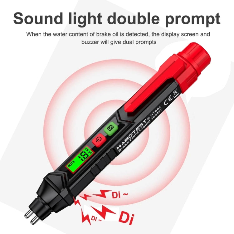 HABOTEST HT662 Car Motorcycle Brake Fluid Test Pen, HT662