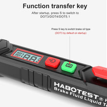Load image into Gallery viewer, HABOTEST HT662 Car Motorcycle Brake Fluid Test Pen, HT662