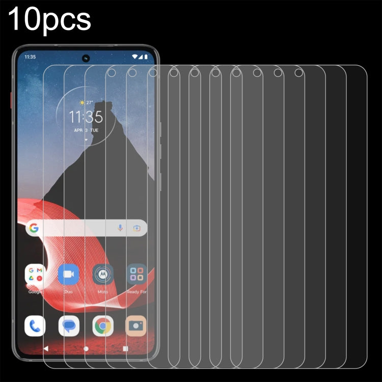 10pcs 0.26mm 9H 2.5D Tempered Glass Film, For TCL 408 (10 PCS), For TCL 40 SE (10 PCS), For Motorola ThinkPhone (10 PC)