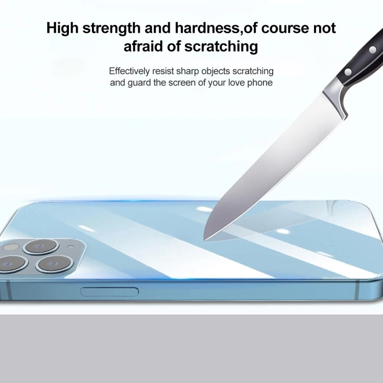 2pcs Front And 2pcs Back 9H 2.5D Tempered Glass Film Set, For iPhone 13 Pro