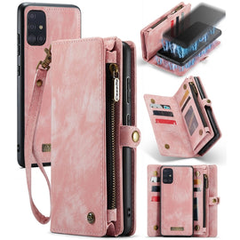 CaseMe Detachable Multifunctional Horizontal Flip Leather Case, with Card Slot & Holder & Zipper Wallet & Photo Frame