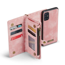 Load image into Gallery viewer, CaseMe Detachable Multifunctional Horizontal Flip Leather Case, with Card Slot &amp; Holder &amp; Zipper Wallet &amp; Photo Frame