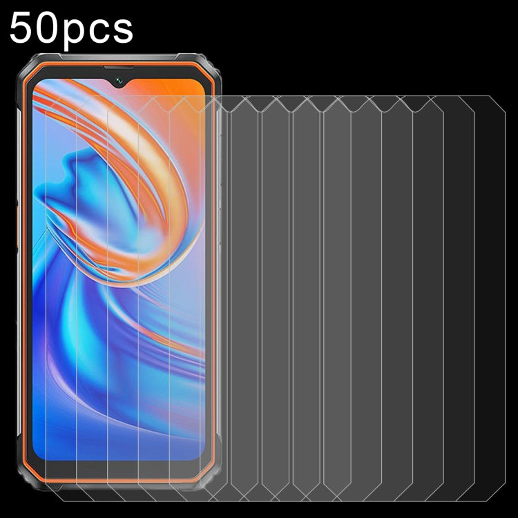 50 PCS 0.26mm 9H 2.5D Tempered Glass Film, For Blackview BV9200(50 PCS), For Blackview Oscal S80(50 PCS)