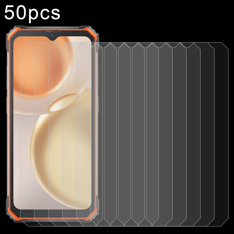 50 PCS 0.26mm 9H 2.5D Tempered Glass Film, For Blackview BV9200(50 PCS), For Blackview Oscal S80(50 PCS)