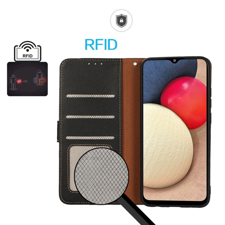 KHAZNEH Litchi Texture Leather RFID Phone Case, For Xiaomi Poco F6 / Redmi Turbo 3, For Xiaomi Poco F6 Pro, For Xiaomi Redmi K70 5G / K70 Pro 5G, For Xiaomi Redmi A3, For Xiaomi Redmi Note 13 Pro 4G / POCO M6 Pro 4G, For Xiaomi Redmi Note 13 4G        ...