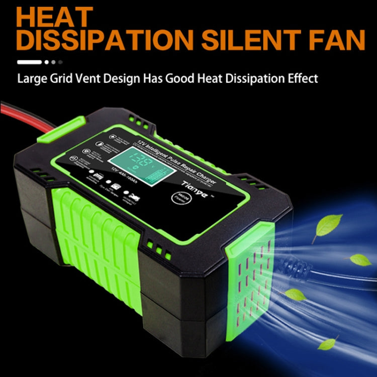 Motorcycle / Car Battery Smart Charger with LCD Creen, UK Plug, US Plug, AU Plug, EU Plug, JP Plug