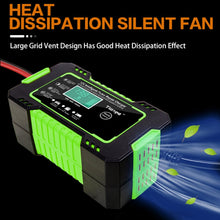 Load image into Gallery viewer, Motorcycle / Car Battery Smart Charger with LCD Creen, UK Plug, US Plug, AU Plug, EU Plug, JP Plug