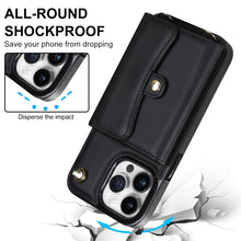Load image into Gallery viewer, RFID Card Slot Phone Case with Long Lanyard, For iPhone 13 Pro