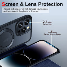 Load image into Gallery viewer, 3 in 1 Skin Feel MagSafe Holder Phone Case, For iPhone 14 Pro Max, For iPhone 14 Pro, For iPhone 14, For iPhone 14 Plus