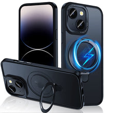Load image into Gallery viewer, 3 in 1 Skin Feel MagSafe Holder Phone Case, For iPhone 14 Pro Max, For iPhone 14 Pro, For iPhone 14, For iPhone 14 Plus