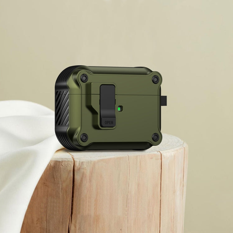 Eagle Shockproof Earphone Protective Case with Switch, For AirPods Pro 3, For AirPods Pro 2, For AirPods 3, For AirPods Pro, For AirPods 1 / 2