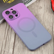 Load image into Gallery viewer, Liquid TPU Silicone Gradient MagSafe Phone Case, For iPhone 14, For iPhone 14 Plus, For iPhone 14 Pro, For iPhone 14 Pro Max, For iPhone 13, For iPhone 13 Pro, For iPhone 13 Pro Max, For iPhone 12