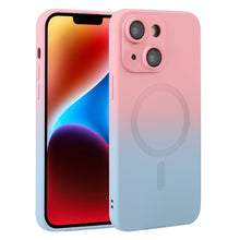 Load image into Gallery viewer, Liquid TPU Silicone Gradient MagSafe Phone Case, For iPhone 14, For iPhone 14 Plus, For iPhone 14 Pro, For iPhone 14 Pro Max, For iPhone 13, For iPhone 13 Pro, For iPhone 13 Pro Max, For iPhone 12