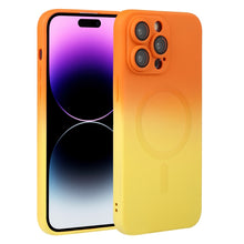 Load image into Gallery viewer, Liquid TPU Silicone Gradient MagSafe Phone Case, For iPhone 14, For iPhone 14 Plus, For iPhone 14 Pro, For iPhone 14 Pro Max, For iPhone 13, For iPhone 13 Pro, For iPhone 13 Pro Max, For iPhone 12