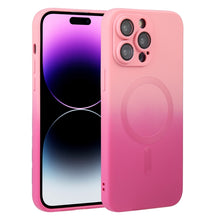 Load image into Gallery viewer, Liquid TPU Silicone Gradient MagSafe Phone Case, For iPhone 14, For iPhone 14 Plus, For iPhone 14 Pro, For iPhone 14 Pro Max, For iPhone 13, For iPhone 13 Pro, For iPhone 13 Pro Max, For iPhone 12