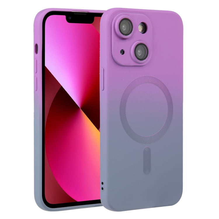 Liquid TPU Silicone Gradient MagSafe Phone Case, For iPhone 14, For iPhone 14 Plus, For iPhone 14 Pro, For iPhone 14 Pro Max, For iPhone 13, For iPhone 13 Pro, For iPhone 13 Pro Max, For iPhone 12