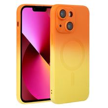Load image into Gallery viewer, Liquid TPU Silicone Gradient MagSafe Phone Case, For iPhone 14, For iPhone 14 Plus, For iPhone 14 Pro, For iPhone 14 Pro Max, For iPhone 13, For iPhone 13 Pro, For iPhone 13 Pro Max, For iPhone 12