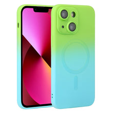 Load image into Gallery viewer, Liquid TPU Silicone Gradient MagSafe Phone Case, For iPhone 14, For iPhone 14 Plus, For iPhone 14 Pro, For iPhone 14 Pro Max, For iPhone 13, For iPhone 13 Pro, For iPhone 13 Pro Max, For iPhone 12