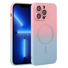 Load image into Gallery viewer, Liquid TPU Silicone Gradient MagSafe Phone Case, For iPhone 14, For iPhone 14 Plus, For iPhone 14 Pro, For iPhone 14 Pro Max, For iPhone 13, For iPhone 13 Pro, For iPhone 13 Pro Max, For iPhone 12