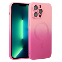 Load image into Gallery viewer, Liquid TPU Silicone Gradient MagSafe Phone Case, For iPhone 14, For iPhone 14 Plus, For iPhone 14 Pro, For iPhone 14 Pro Max, For iPhone 13, For iPhone 13 Pro, For iPhone 13 Pro Max, For iPhone 12