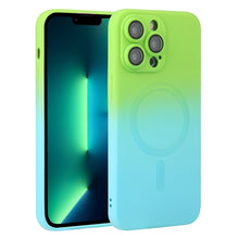 Load image into Gallery viewer, Liquid TPU Silicone Gradient MagSafe Phone Case, For iPhone 14, For iPhone 14 Plus, For iPhone 14 Pro, For iPhone 14 Pro Max, For iPhone 13, For iPhone 13 Pro, For iPhone 13 Pro Max, For iPhone 12