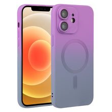 Load image into Gallery viewer, Liquid TPU Silicone Gradient MagSafe Phone Case, For iPhone 14, For iPhone 14 Plus, For iPhone 14 Pro, For iPhone 14 Pro Max, For iPhone 13, For iPhone 13 Pro, For iPhone 13 Pro Max, For iPhone 12