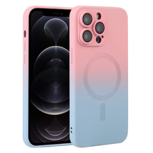 Load image into Gallery viewer, Liquid TPU Silicone Gradient MagSafe Phone Case, For iPhone 12 Pro, For iPhone 12 Pro Max, For iPhone 11, For iPhone 11 Pro Max