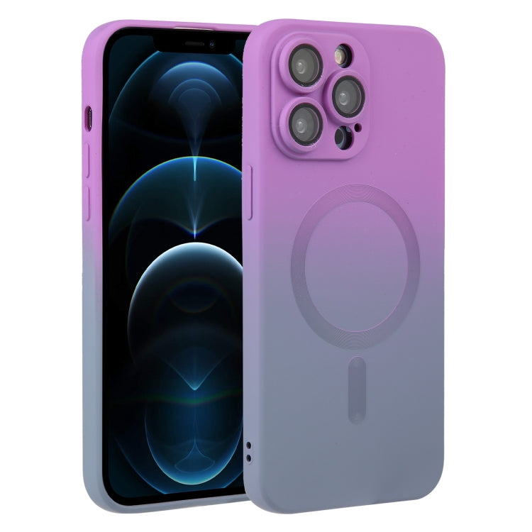 Liquid TPU Silicone Gradient MagSafe Phone Case, For iPhone 12 Pro, For iPhone 12 Pro Max, For iPhone 11, For iPhone 11 Pro Max