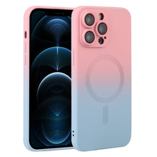 Load image into Gallery viewer, Liquid TPU Silicone Gradient MagSafe Phone Case, For iPhone 12 Pro, For iPhone 12 Pro Max, For iPhone 11, For iPhone 11 Pro Max