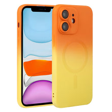 Load image into Gallery viewer, Liquid TPU Silicone Gradient MagSafe Phone Case, For iPhone 12 Pro, For iPhone 12 Pro Max, For iPhone 11, For iPhone 11 Pro Max