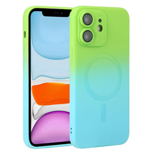 Load image into Gallery viewer, Liquid TPU Silicone Gradient MagSafe Phone Case, For iPhone 12 Pro, For iPhone 12 Pro Max, For iPhone 11, For iPhone 11 Pro Max