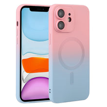 Load image into Gallery viewer, Liquid TPU Silicone Gradient MagSafe Phone Case, For iPhone 12 Pro, For iPhone 12 Pro Max, For iPhone 11, For iPhone 11 Pro Max