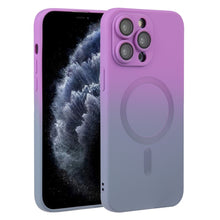 Load image into Gallery viewer, Liquid TPU Silicone Gradient MagSafe Phone Case, For iPhone 12 Pro, For iPhone 12 Pro Max, For iPhone 11, For iPhone 11 Pro Max