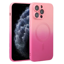 Load image into Gallery viewer, Liquid TPU Silicone Gradient MagSafe Phone Case, For iPhone 12 Pro, For iPhone 12 Pro Max, For iPhone 11, For iPhone 11 Pro Max