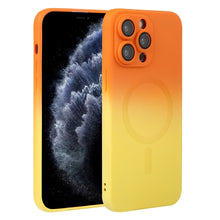 Load image into Gallery viewer, Liquid TPU Silicone Gradient MagSafe Phone Case, For iPhone 12 Pro, For iPhone 12 Pro Max, For iPhone 11, For iPhone 11 Pro Max