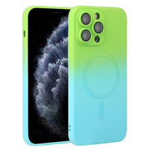 Load image into Gallery viewer, Liquid TPU Silicone Gradient MagSafe Phone Case, For iPhone 12 Pro, For iPhone 12 Pro Max, For iPhone 11, For iPhone 11 Pro Max