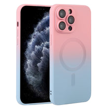 Load image into Gallery viewer, Liquid TPU Silicone Gradient MagSafe Phone Case, For iPhone 12 Pro, For iPhone 12 Pro Max, For iPhone 11, For iPhone 11 Pro Max