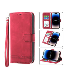 Load image into Gallery viewer, Dierfeng Dream Line TPU + PU  Leather Phone Case, For iPhone 12, For iPhone 12 mini, For iPhone 12 Pro, For iPhone 12 Pro Max, For iPhone 11, For iPhone 11 Pro, For iPhone 11 Pro Max