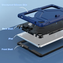 Load image into Gallery viewer, Silicone + PC Shockproof Protective Tablet Case, For iPad 9.7 2018/2017 / Pro 9.7 2016 / Air 2, For iPad 10th Gen 10.9 2022, For iPad 10.2 2021 / 2020 / 2019