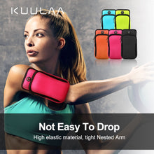 Load image into Gallery viewer, Zipper Double Pocket Multi Function Sports Arm Bag with Earphone Hole