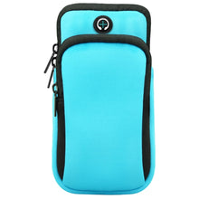Load image into Gallery viewer, Zipper Double Pocket Multi Function Sports Arm Bag with Earphone Hole