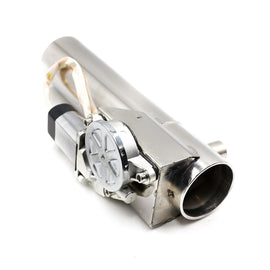Car Stainless Steel Straight Pipe Remote Control Electric Exhaust Valve, 2.5 inch, 3 inch