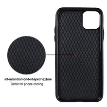 Load image into Gallery viewer, Rhombic PU Leather Phone Case with Ring Holder, For iPhone 11 Pro, For iPhone 11 Pro Max, For iPhone X / XS, For iPhone XR, For iPhone XS Max, For iPhone SE 2020 / SE 2022 / 7 / 8