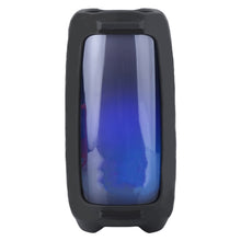 Load image into Gallery viewer, Colorful Light Effect Bluetooth Speaker Silicone Case with Shoulder Strap, For JBL Pulse 5 Black, For JBL Pulse 5 Red, For JBL Pulse 5 Blue