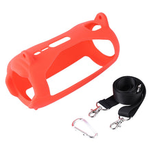 Load image into Gallery viewer, Colorful Light Effect Bluetooth Speaker Silicone Case with Shoulder Strap, For JBL Pulse 5 Black, For JBL Pulse 5 Red, For JBL Pulse 5 Blue