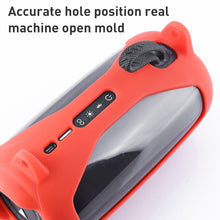 Load image into Gallery viewer, Colorful Light Effect Bluetooth Speaker Silicone Case with Shoulder Strap, For JBL Pulse 5 Black, For JBL Pulse 5 Red, For JBL Pulse 5 Blue